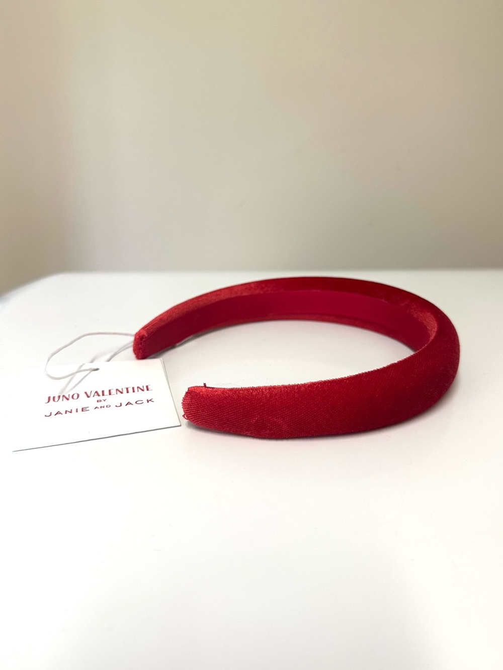 NWT Janie and Jack Velvet Girls Headband
